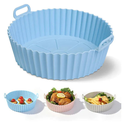 Airfryer Silicone Basket Reusable Oven Baking Tray