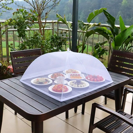 Foldable Food Mesh Cover Fly Anti Mosquito Food Cover